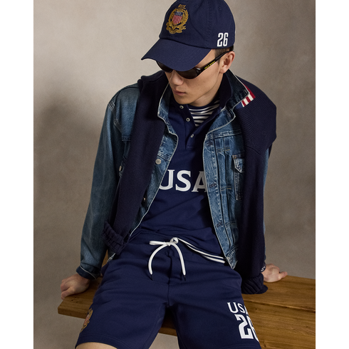 POLO RL Short Sleeve Mesh Polo - USA Men's Apparel