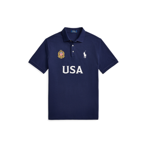 POLO RL Short Sleeve Mesh Polo - USA Men's Apparel