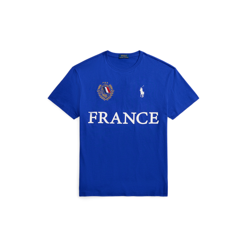 POLO RL Short Sleeve Jersey Knit T-Shirt - France Men's Apparel