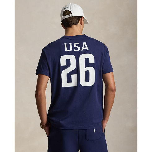 POLO RL Short Sleeve Jersey Knit T-Shirt - USA Men's Apparel