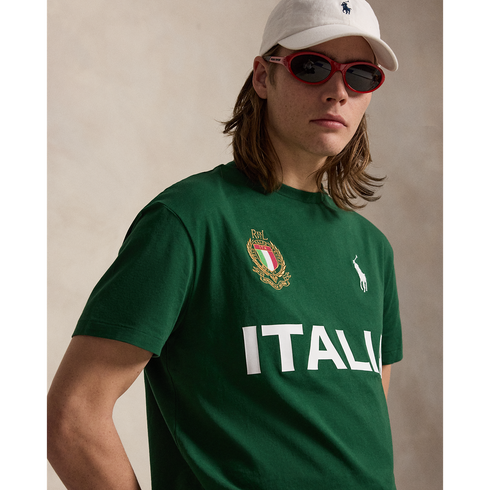 POLO RL Short Sleeve jersey Knit T-Shirt - Italy Men's Apparel