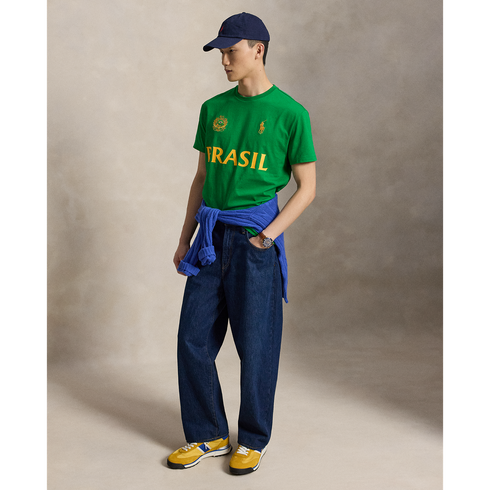 POLO RL Short Sleeve Jersey Knit T-Shirt - Brazil Men's Apparel