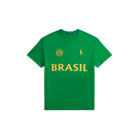 POLO RL Short Sleeve Jersey Knit T-Shirt - Brazil Men's Apparel