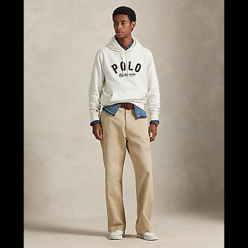 POLO RL The RL Fleece Western-Logo Hoodie Mens Apparel