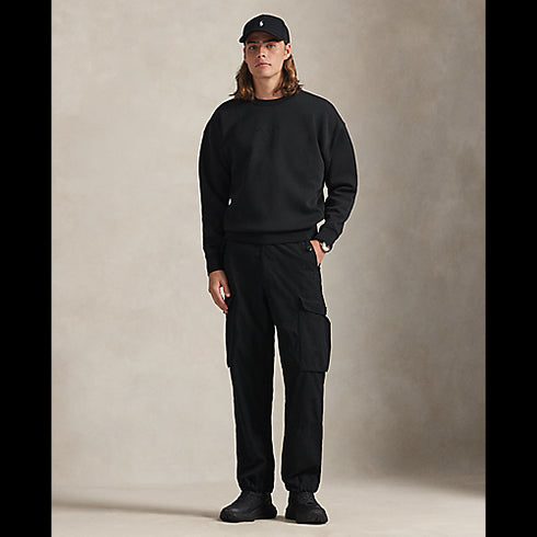 POLO RL Relaxed Fit Logo Double-Knit Sweatshirt Mens Apparel