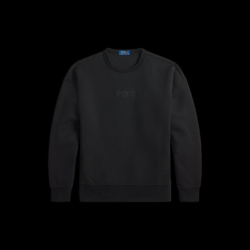 POLO RL Relaxed Fit Logo Double-Knit Sweatshirt Mens Apparel