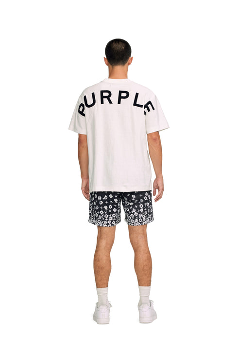 PURPLE BRAND Scattered Monogram Black Beauty All-Around Short Mens Apparel