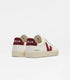 VEJA Campo Leather White Grenat Mens Sneakers