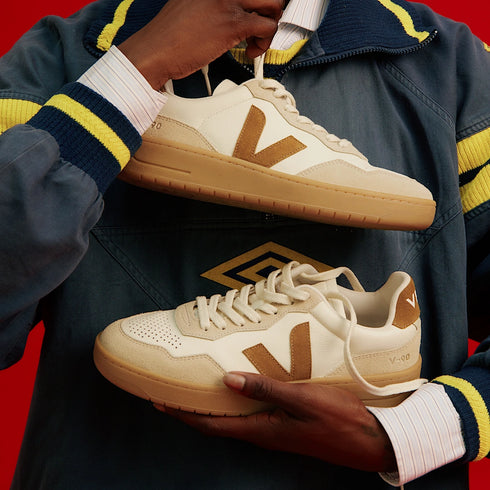 V-90 Leather Pure Camel Almond Natural Mens Sneaker
