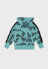 EMPORIO ARMANI All Over Eagle Zip Hoodie Kids Apparel