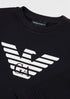EMPORIO ARMANI Modal-blend logo sweatshirt Kids Apparel