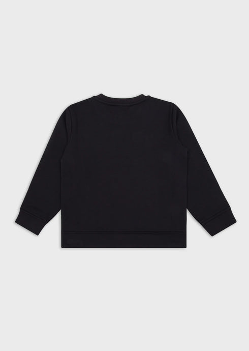 EMPORIO ARMANI Modal-blend logo sweatshirt Kids Apparel