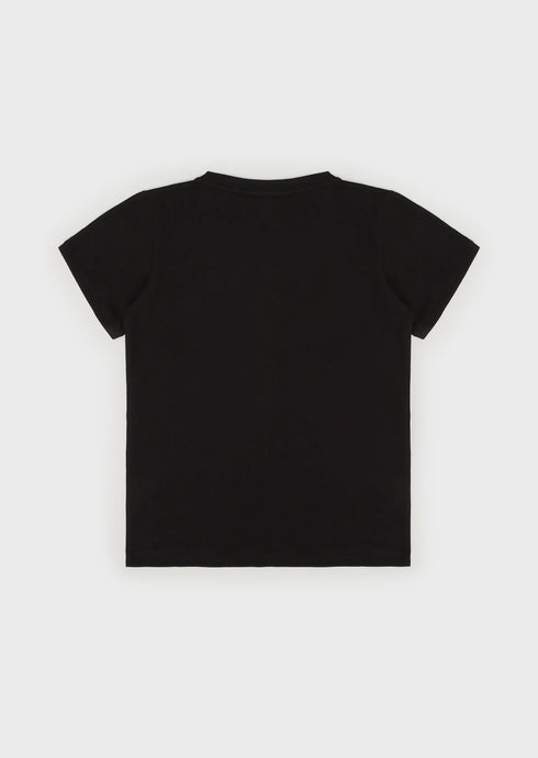 EMPORIO ARMANI Pima Jersey T-Shirt With Logo Kids Apparel