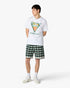 White Tennis Club Icon Pyramid Abduction Short Sleeve T-Shirt back