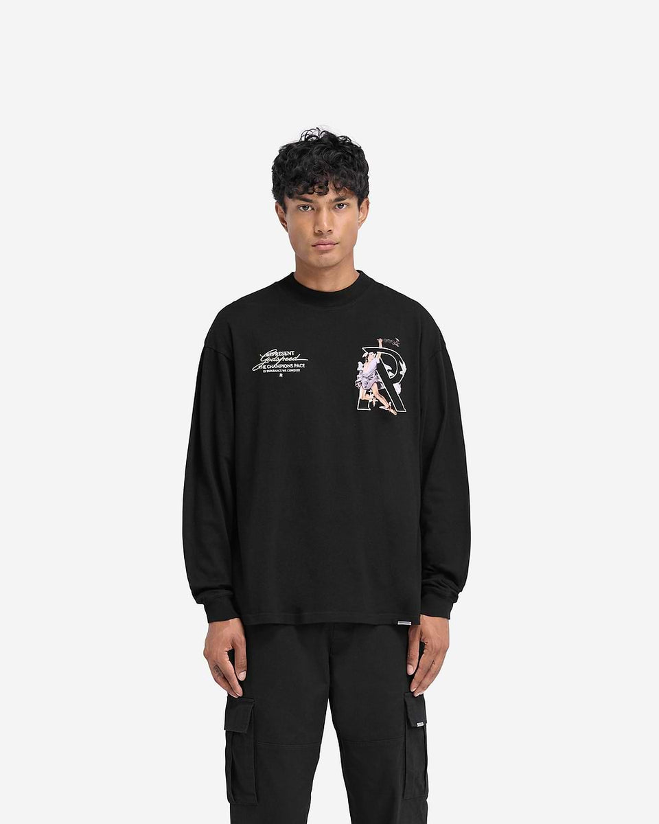 トップス HERMES RYTHMES long sleeve T shirt M REPRESENT Hermes Long Sleeve T-shirt for Men - Asphalt NYC – ASPHALT