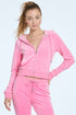 JUICY COUTURE Classic Hoodie Back Bling Womens Apparel