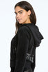 JUICY COUTURE Classic Hoodie Back Bling Womens Apparel
