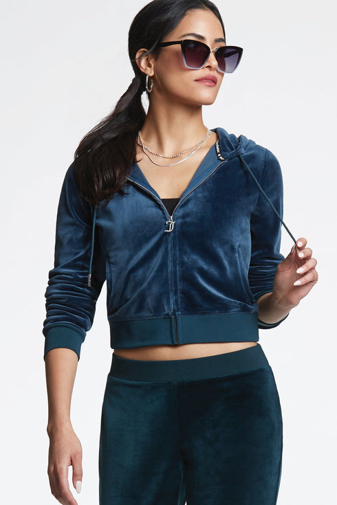 JUICY COUTURE Classic Juicy Hoodie Womens Apparel