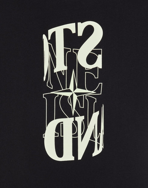 STONE ISLAND 2NS87 'lettering Two' Print Mens Apparel