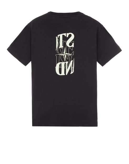 STONE ISLAND 2NS87 'lettering Two' Print Mens Apparel