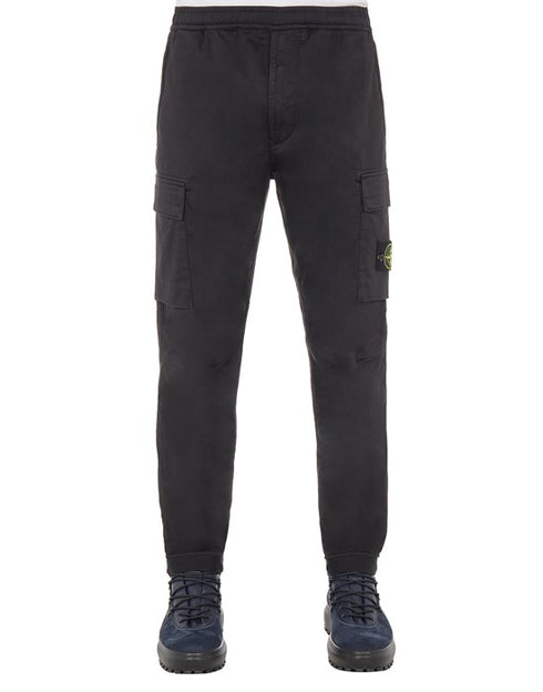 STONE ISLAND 31314 Tapered Cargo Trousers Mens Apparel