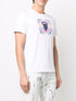 JUST CAVALLI QUEENS T-SHIRT WITH SKULL LOGO Mens Apparel