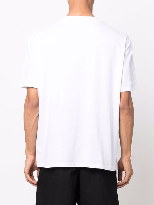 JUST CAVALLI CREW-NECK COTTON GOTHIC LOGOS Mens Apparel