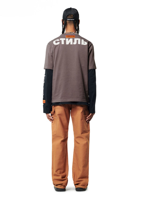 HERON PRESTON Flaming Skulls Ss Tee Mens Apparel