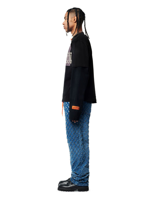 HERON PRESTON Gothic Color Blocks Ss Tee Mens Apparel