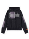 HERON PRESTON Gothic Color Blocks Hoodie Mens Apparel