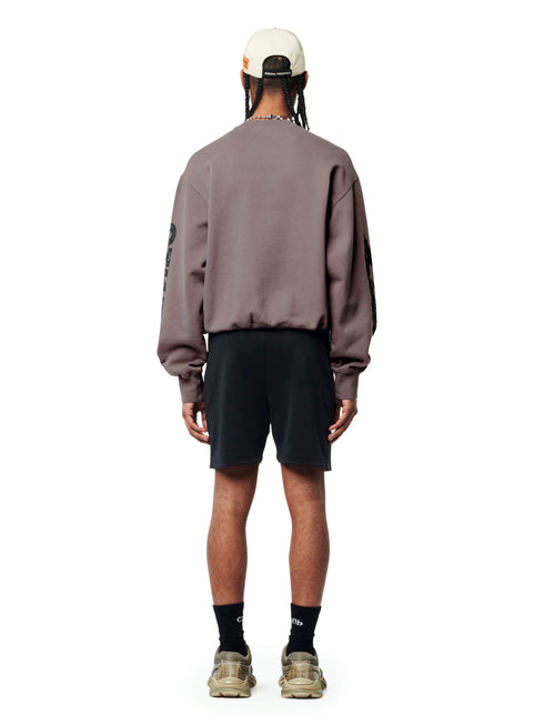 HERON PRESTON Flaming Skull Crewneck Mens Apparel