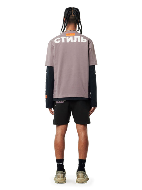 HERON PRESTON Color Blocks Sweatshorts Mens Apparel