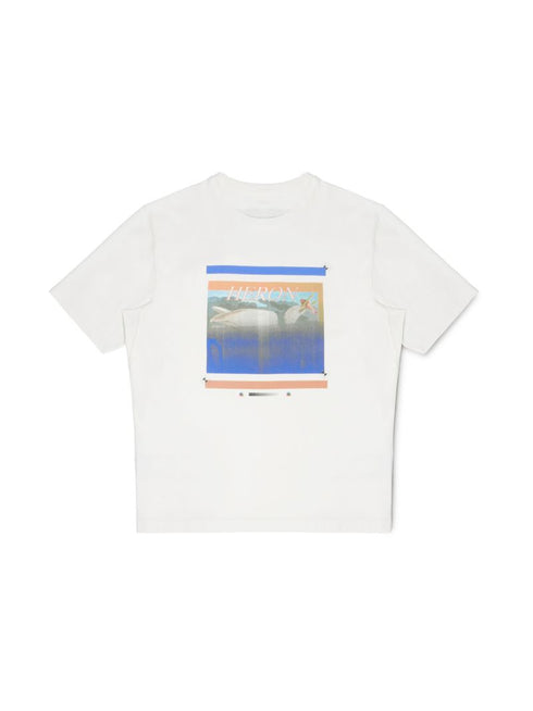 HERON PRESTON Misprinted Heron Ss Tee Mens Apparel