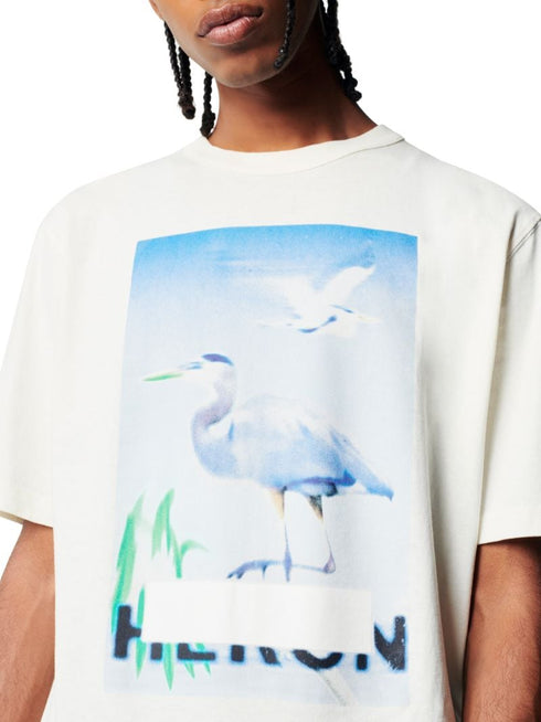 HERON PRESTON Censored Heron BW Ss Tee Mens Apparel