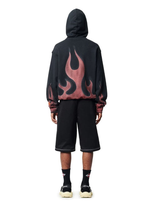 HERON PRESTON Times Flames Hoodie Mens Apparel