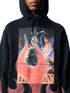 HERON PRESTON Times Flames Hoodie Mens Apparel