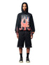 HERON PRESTON Times Flames Hoodie Mens Apparel