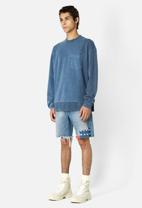 JOHN ELLIOTT Reconstructed L/s Tee Mens Apparel