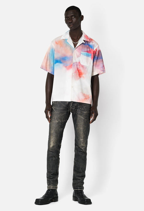 JOHN ELLIOTT Camp Shirt Birds Eye Mens Apparel