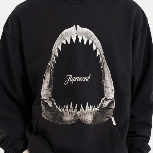 REPRESENT Shark Jaws Hoodie Mens Apparel