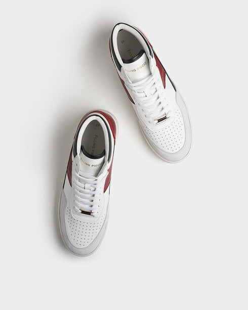 FILLING PIECES Mid Ace Skyline Red Mens Sneakers