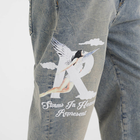 REPRESENT Storms In Heaven Denim Mens Apparel