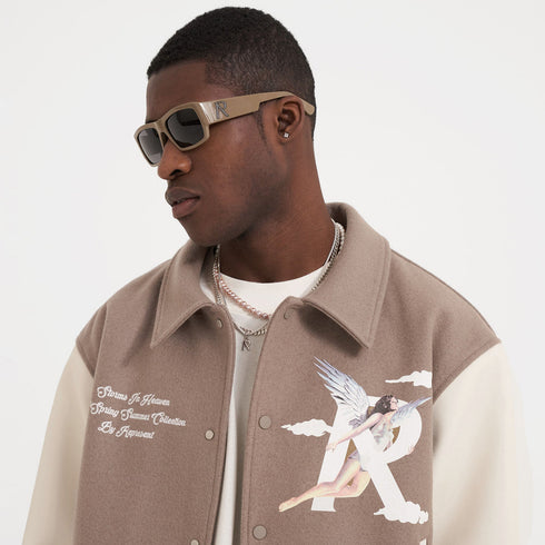 REPRESENT Storms In Heaven Varsity Jkt Mens Apparel