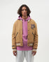 FILLING PIECES Varsity Jacket Camel Mens Apparel
