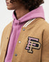 FILLING PIECES Varsity Jacket Camel Mens Apparel