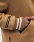 FILLING PIECES Varsity Jacket Camel Mens Apparel