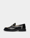 FILLING PIECES Captain Loafer Black Mens Slides