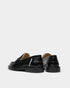 FILLING PIECES Captain Loafer Black Mens Slides