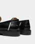 FILLING PIECES Captain Loafer Black Mens Slides