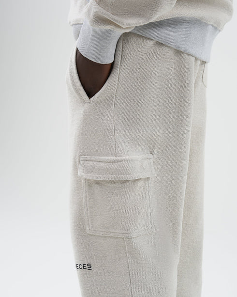 FILLING PIECES Sweatpants Reverse Grey Melange Mens Apparel